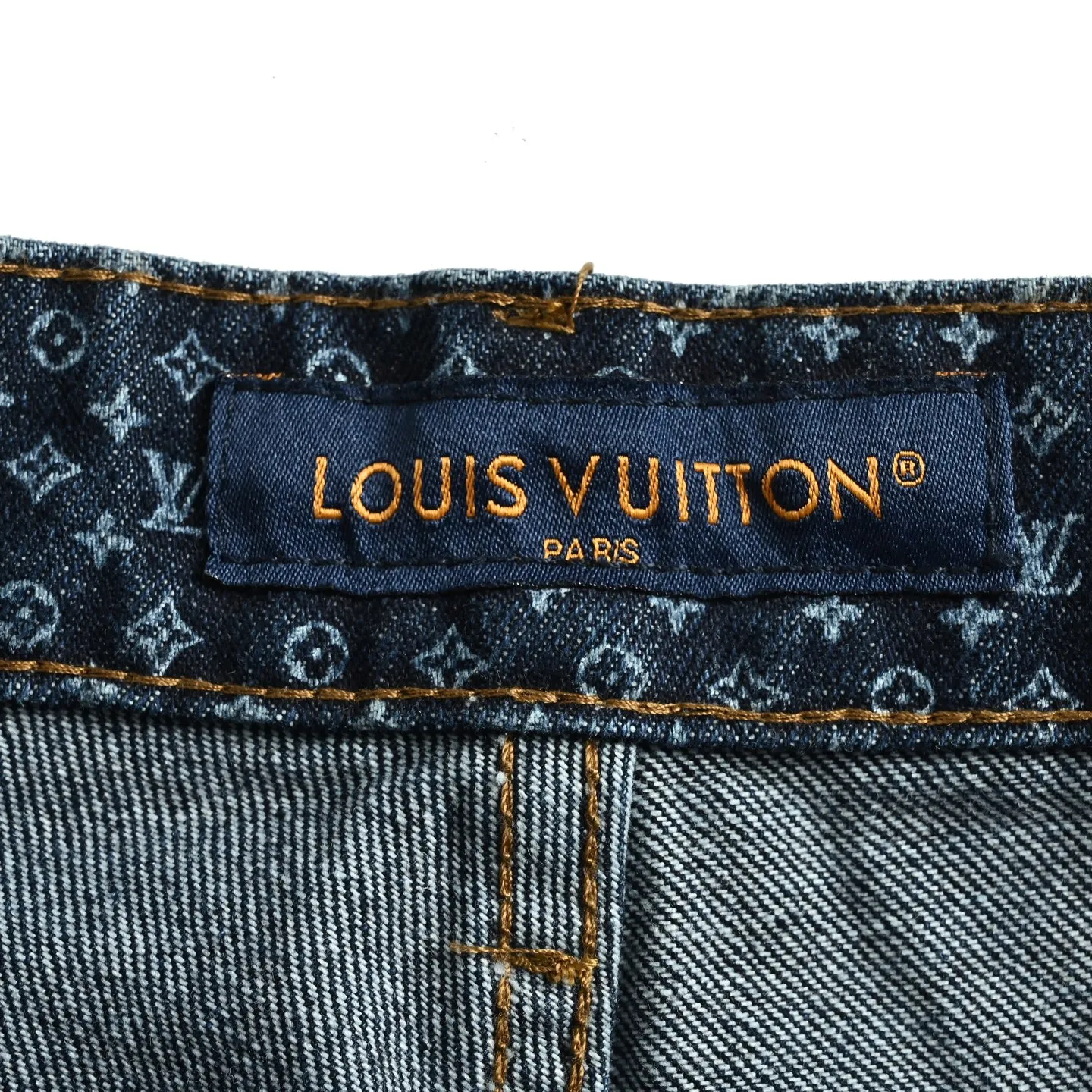 Louis Vuitton/Louis Vuitton all-over printed presbyopic jeans